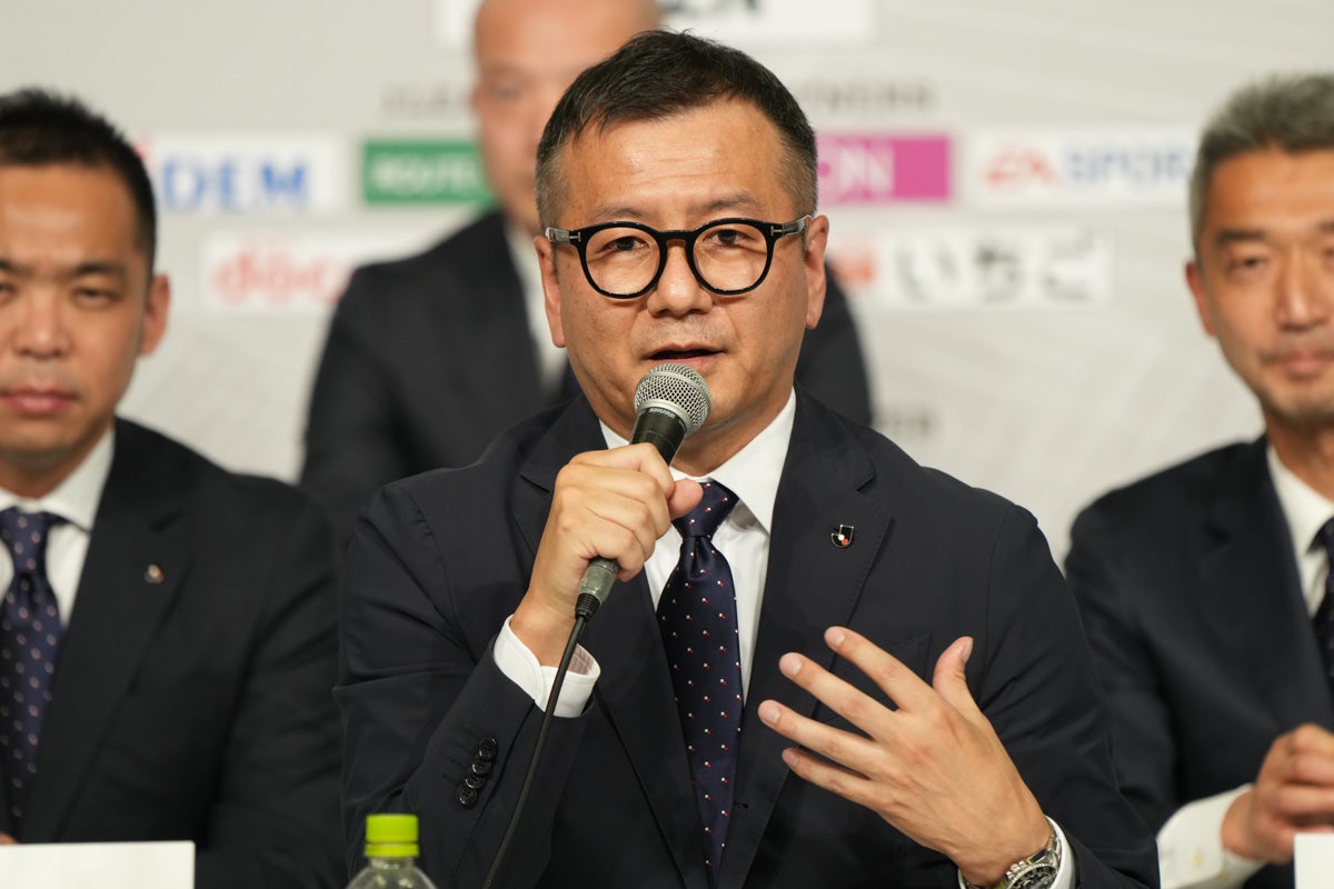 野々村チェアマン就任会見2022年3月