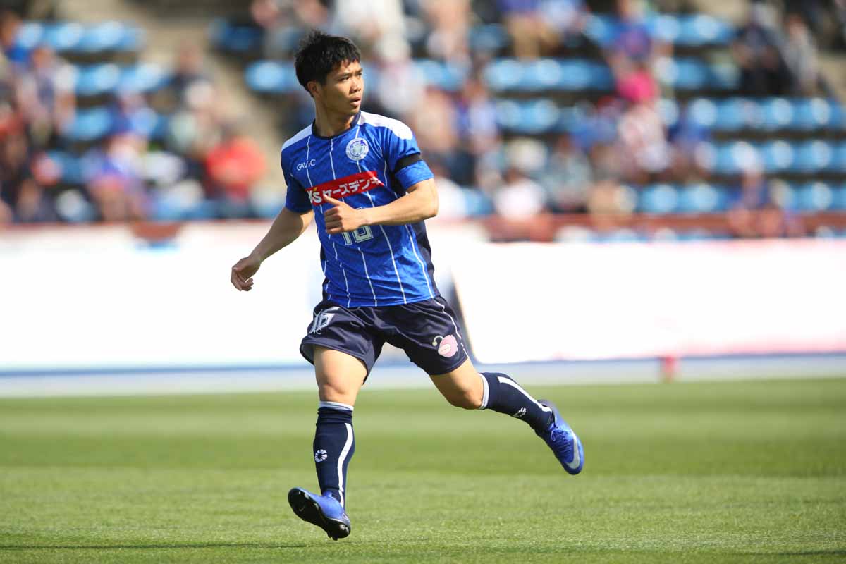 ２ 水戸ホーリーホックでプレーするコンフォン選手　©︎J.LEAGUE 