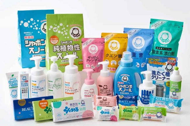 【Oasis Wellness】添加物不使用、素材にこだわって作られた石けんや洗濯洗剤がそろう