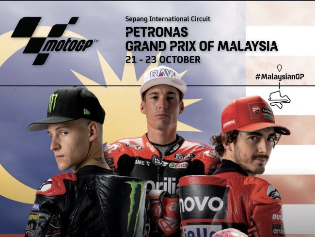 MotoGPのマレーシアGP決勝が開催