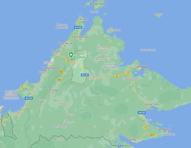サバ州ラナウで有感地震、M2.8-2021/04/19