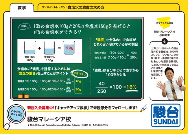 【駿台マレーシア】マレーシアで圧倒的な合格実績と全世界20校舎の情報網による受験情報をお届け